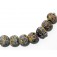 11106002 - Seven Purple w/Beige Lentil Beads