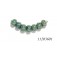 11203601 - Seven Green w/Stringer Rondelle Beads