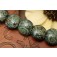 11203602 - Seven Green w/Stringer Lentil Beads