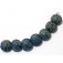 11203602 - Seven Green w/Stringer Lentil Beads