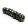 11203801 - Seven Green Pearl Surface w/Black Rondelle Beads