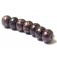 11204501 - Seven Light Purple Pearl Surface Rondelle Beads
