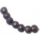 11204502 - Seven Light Purple Pearl Surface Lentil Beads