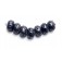 11204701 - Seven Purple Pearl Surface Rondelle Beads