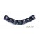 11204304 - Seven Blue Pearl Surface w/Black String Pillow Beads