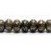 11204801 - Seven Golden Pearl Surface w/Black Rondelle Beads