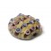 11805802 - Purple w/Beige Lentil Focal Bead