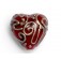 11806705 - Ivory w/Pink & Beige Stringer Heart