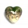 11810205 - Dark Green w/Dark Ivory Heart