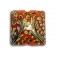 11811704 - Coral w/Beige Pillow Focal Bead