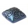 11813504 - Blue Pearl Surface w/Black String Pillow Focal Bead