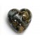 11814105 - Gray Blue w/Silver Foil Heart