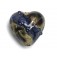 11815305 - Black w/Ink Blue Silver Foil Heart