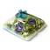 11816604 - Blue Dragonfly w/Purple Flora Pillow Focal Bead
