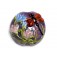 11816702 - Red Dragonfly/Violet Garden Lentil Focal Bead