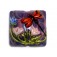 11816704 - Red Dragonfly/Violet Garden Pillow Focal Bead