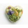 11819105 - Green w/White & Purple Flora Heart