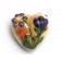 11819205 - Yellow w/Purple & Orange Flora Heart