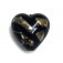 11819605 - Elegant Black Metallic Heart