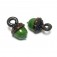 11821519 - Green Grass Acorn Earring Set