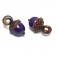 11821619 - Gala Grape Acorn Earring Set