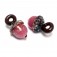 11821719 - Pink Passion Acorn Earring Set