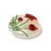 11832102 - Crimson Flower Lentil Focal Bead