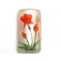 11832203 - Vermilion Flower Kalera Focal Bead