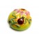 11833102 - Ladybug on Spring Green Lentil Focal Bead