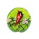 11834402 - Spring Red Cardinal Lentil Focal Bead