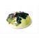 11834902 - Green Sparkle Garden Butterfly Lentil Focal Bead