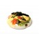 11835102 - Yellow Sparkle Garden Butterfly Lentil Focal Bead