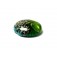 11836302 - Herbal Garden Shimmer Lentil Focal Bead