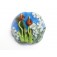 11837802 - Red Calla Lily Lake Lentil Focal Bead