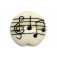 11838802 - Musical Notes Lentil Focal Bead