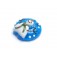 11839802 - Juggling Snowman Lentil Focal Bead