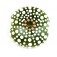 Green Sea Urchin Lentil Focal Bead