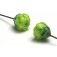 GHP-05: Lime Green Floral Headpin