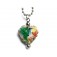 HN-11836205 - Hawaiian Hummingbird Heart Necklace