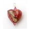 HP-11816405 - Pink/Soft Orange Style Heart Pendant