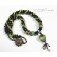 LC - Necklace with 11838505 Spring Green Florals Heart