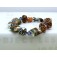 LC-10407811 - Metallic Murano Sterling Silver Copper Bracelet