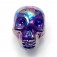 Skull06 - Purple Luster Focal Bead