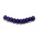 SP018 - Ten Indigo Dichroic Spacer Beads