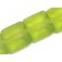 STP03 Clearance - Four Green Transparent Matte Finish Pillow Beads
