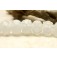 10204001 - Seven Matte Finish White Rondelle Beads