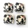 10204914 - Four Tranquility Vines Opaque Pillow Beads
