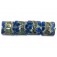 10406514 - Four Deep Blue Ocean Pillow Beads