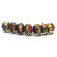 11008201 - Seven Rainbow Balloons Rondelle Beads