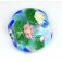 Water Lily Pond Lentil Focal Bead